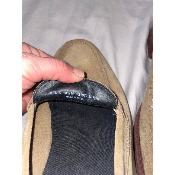 Cole Haan Men’s Khaki tan Suede Pinch Maine Classic Loafers  Size 10 1/2 M 10.5 main image 4